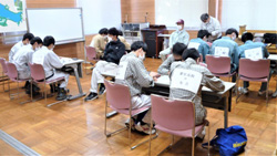 第41回石川県高等学校測量技術コンテストの様子