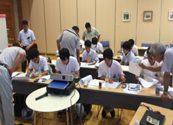測量技術研修の様子